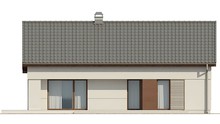 Проект простого одноэтажного дома с чердаком