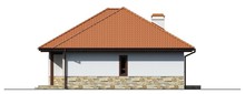 Проект 1 этажного дома с многоскатной крышей