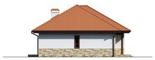 Проект 1 этажного дома с многоскатной крышей