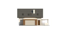 Проект классического двухэтажного дома с гаражом на две машины площадью более 150 m²