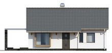 Проект маленького одноэтажного дома