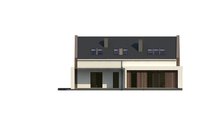 Планировка двухэтажного дома на 228 кв. м в стиле фьюжн с пятью спальнями