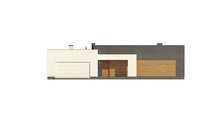 Планировка одноэтажного дома на 180 кв. м, декорированного фасадными панелями