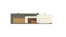 Планировка одноэтажного дома на 180 кв. м, декорированного фасадными панелями