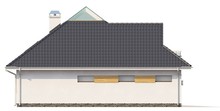 Проект дома с боковой террасой