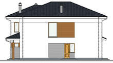 План-схема строительства двухэтажного жилого дома общей площадью 231 кв.м.