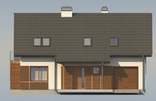 Проект дома с гаражом