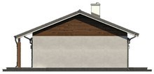 Проект комфортного уютного одноэтажного коттеджа с гаражом