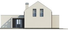 Проект современного дома с двумя спальнями