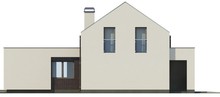 Проект современного дома с двумя спальнями