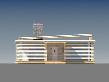 Проект современной дачи с плоской крышей