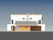 Проект удобного двухэтажного дома с гаражом