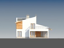 Проект удобного двухэтажного дома с гаражом