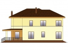 Классический двухэтажный дом с сауной
