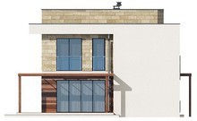 Проект двухэтажного просторного коттеджа, выполненного в современном стиле
