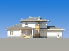 Проект удобного современного дома 300 m²