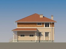 Проект современного квадратного дома со всеми удобствами