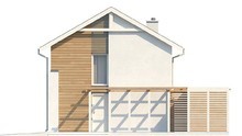 Проект двухэтажного недорогого дома
