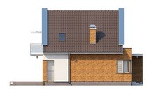 Проект небольшого классического дома с современным фасадом