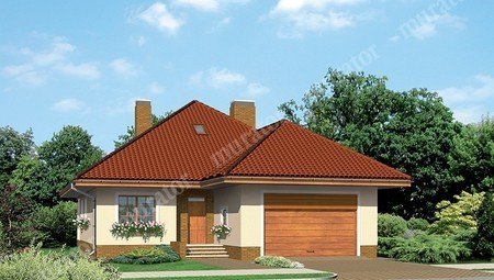 Проект красивого дома с двумя верандами