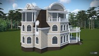 Проект четырехэтажного особняка в классическом стиле