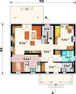 Живописный коттедж с двумя террасами