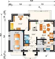 Комфортный двухэтажный дом с четырьмя спальнями и санузлами