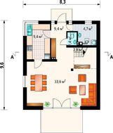 Двухэтажный жилой дом в стиле Западной Европы