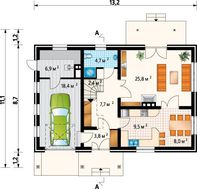 Архитектурный проект усадьбы с лаконичным дизайном