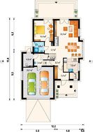 Проект большого загородного дома с шестью спальнями