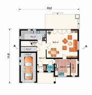 Проект загородного дома с мансардой и стильным дизайном