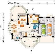 Роскошный загородный особняк с уютной зоной для отдыха