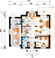 Великолепный проект компактного дома 170 m²