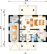 Великолепный проект коттеджа с мансардой 12 на 12 м