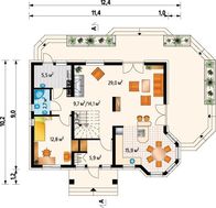Шикарный двухэтажный особняк с просторной верандой