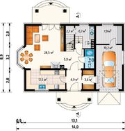 Проект двухэтажного особняка в классическом стиле
