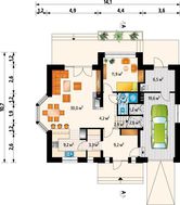 Проект красивого дома 11 на 14