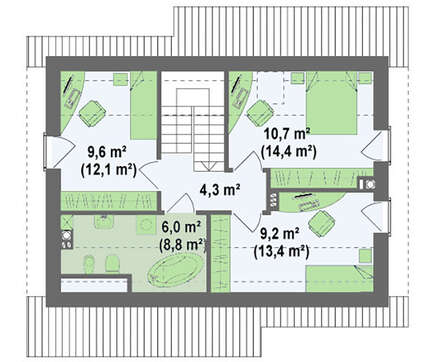 Проект сказочного домика для одной семьи