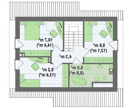 Проект сказочного домика для одной семьи
