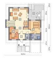 Особняк с 4 спальнями