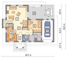 Проект особняка на 5 спален с оригинальными планировками