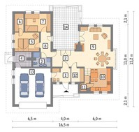 Проект большого дома на 7 спален