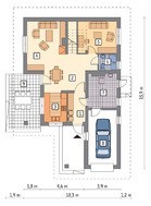 Проект красивого дома с двумя террасами