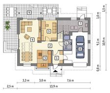 Проект изящного строения на пять спален