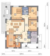 Проект одноэтажного особняка — украшения дачного участка