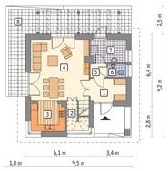 Проект изысканного жилого дома на 5 спален