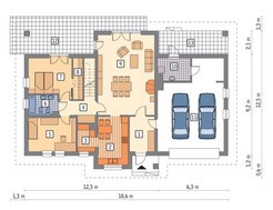 Проект привлекательного дома площадью 150 квадратов