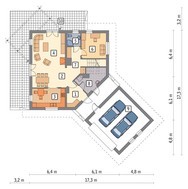Жилой дом интересной формы