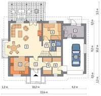 Проект роскошного дома на два этажа
