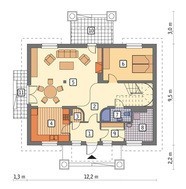 Проект великолепного дома на два этажа